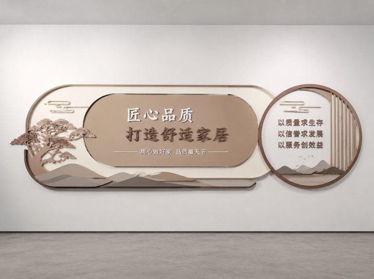 展厅立体字发光字与灯箱